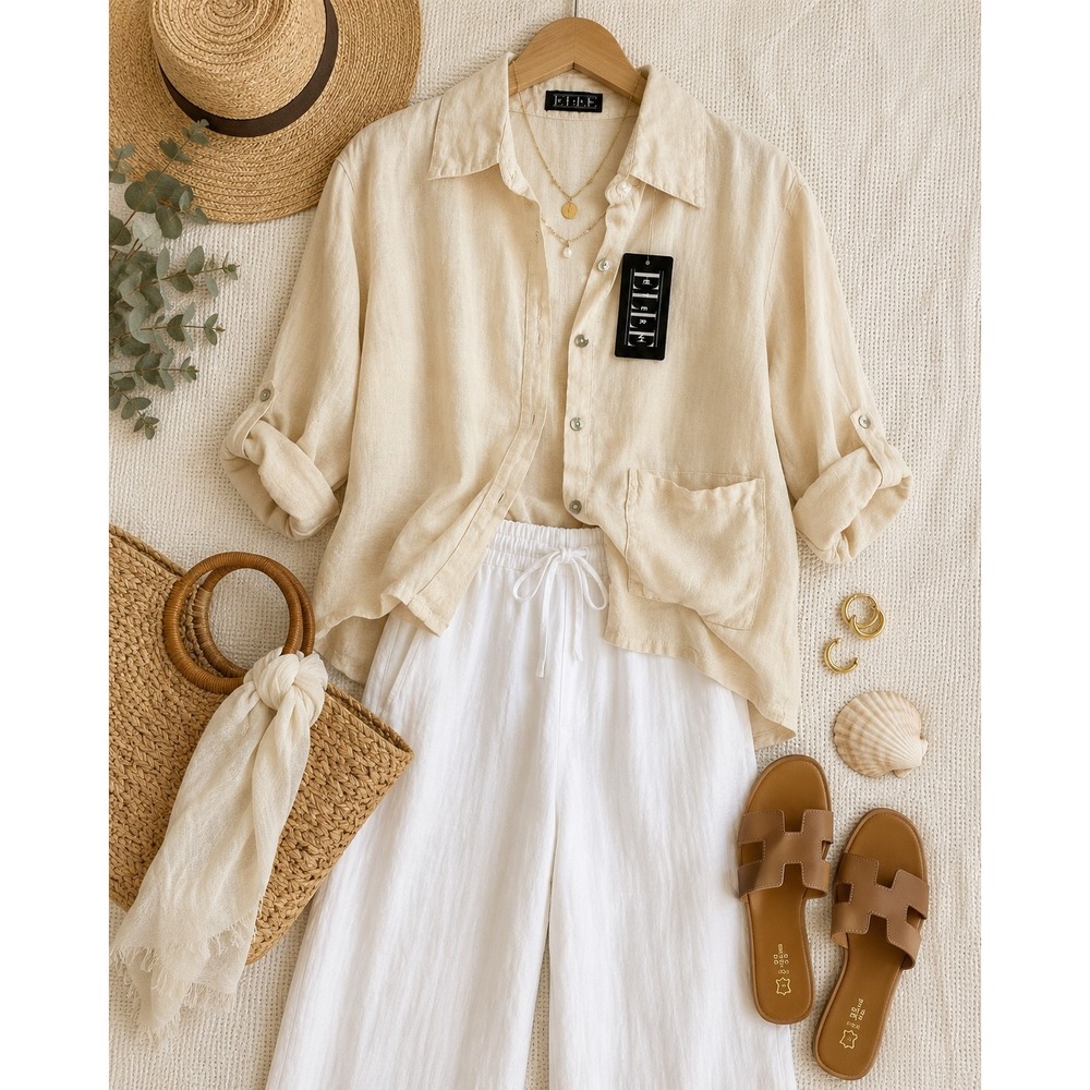 Etern Linen Button Down Shirt